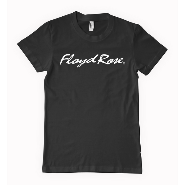 Floyd Rose Script Logo T-Shirt - Black